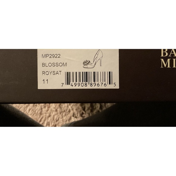 Badgley Mischka Blossom Blue Heels sz11 - Picture 2 of 9